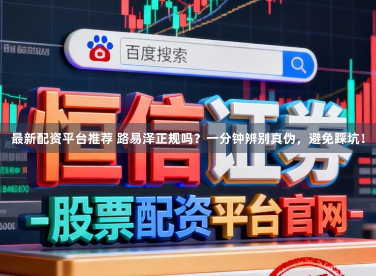 最新配资平台推荐 路易泽正规吗?一分钟辨别真伪,避免踩坑!